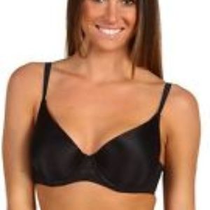 NWT Donna Karan 353543 T-shirt Bra Underwire Black
